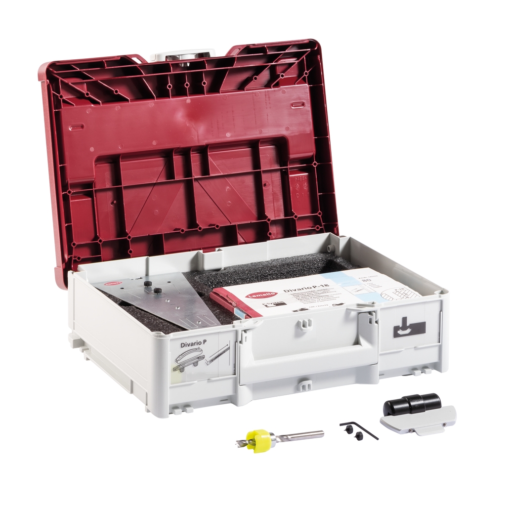 Lamello Divario P-18 Starterset 80 Paar inkl. Einbauwerkzeug im Systainer 145552 Lamello Divario P-18 Starterset 80 Paar inkl. Einbauwerkzeug im Systainer 145552