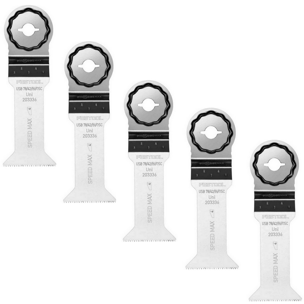 Festool Universal Sägeblatt Oszilierer OSC USB 78/42/Bi/OSC/5 5 Stück 203336 Festool Universal Sägeblatt Oszilierer OSC USB 78/42/Bi/OSC/5 5 Stück 203336