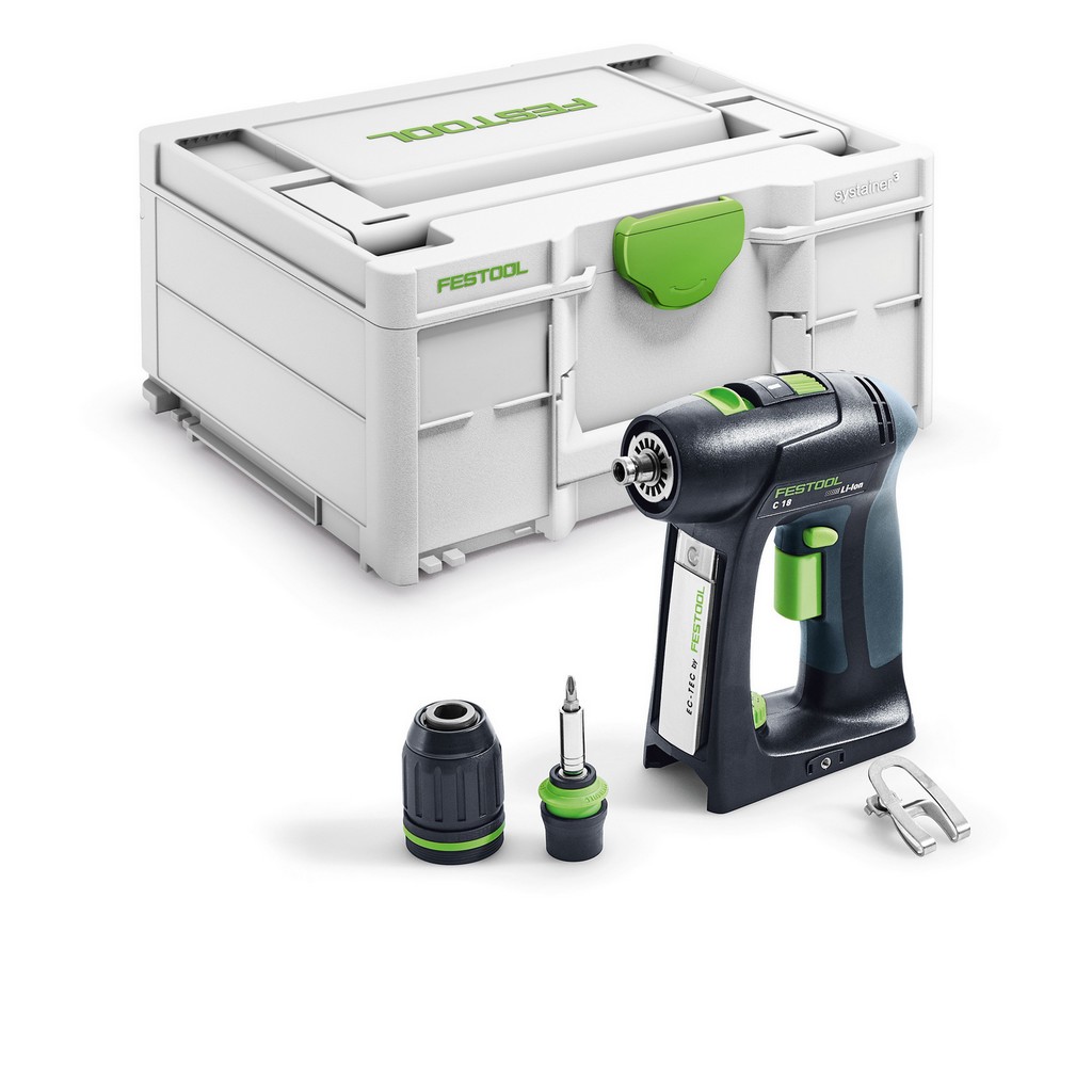 Festool Akku Bohrschrauber C 18 Basic im Systainer SYS3 M 187 576434 Festool Akku Bohrschrauber C 18 Basic im Systainer SYS3 M 187 576434