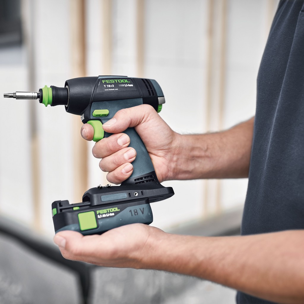 Festool Akku Bohrschrauber T 18+3-Basic im Systainer SYS3 M 187 576448 Festool Akku Bohrschrauber T 18+3-Basic im Systainer SYS3 M 187 576448