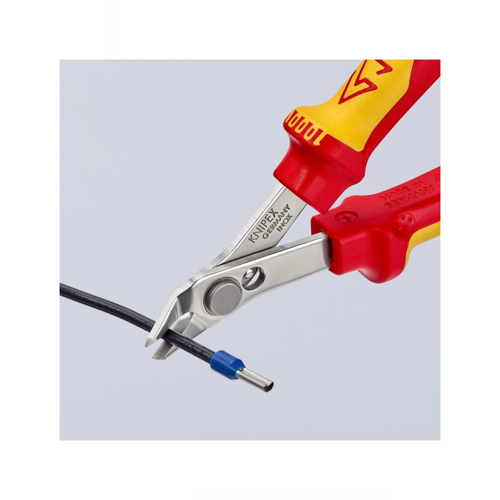 Knipex Seitenschneider Präzisionszange Electronic-Super-Knips VDE 125 mm 7806125 Knipex Seitenschneider Präzisionszange Electronic-Super-Knips VDE 125 mm 7806125