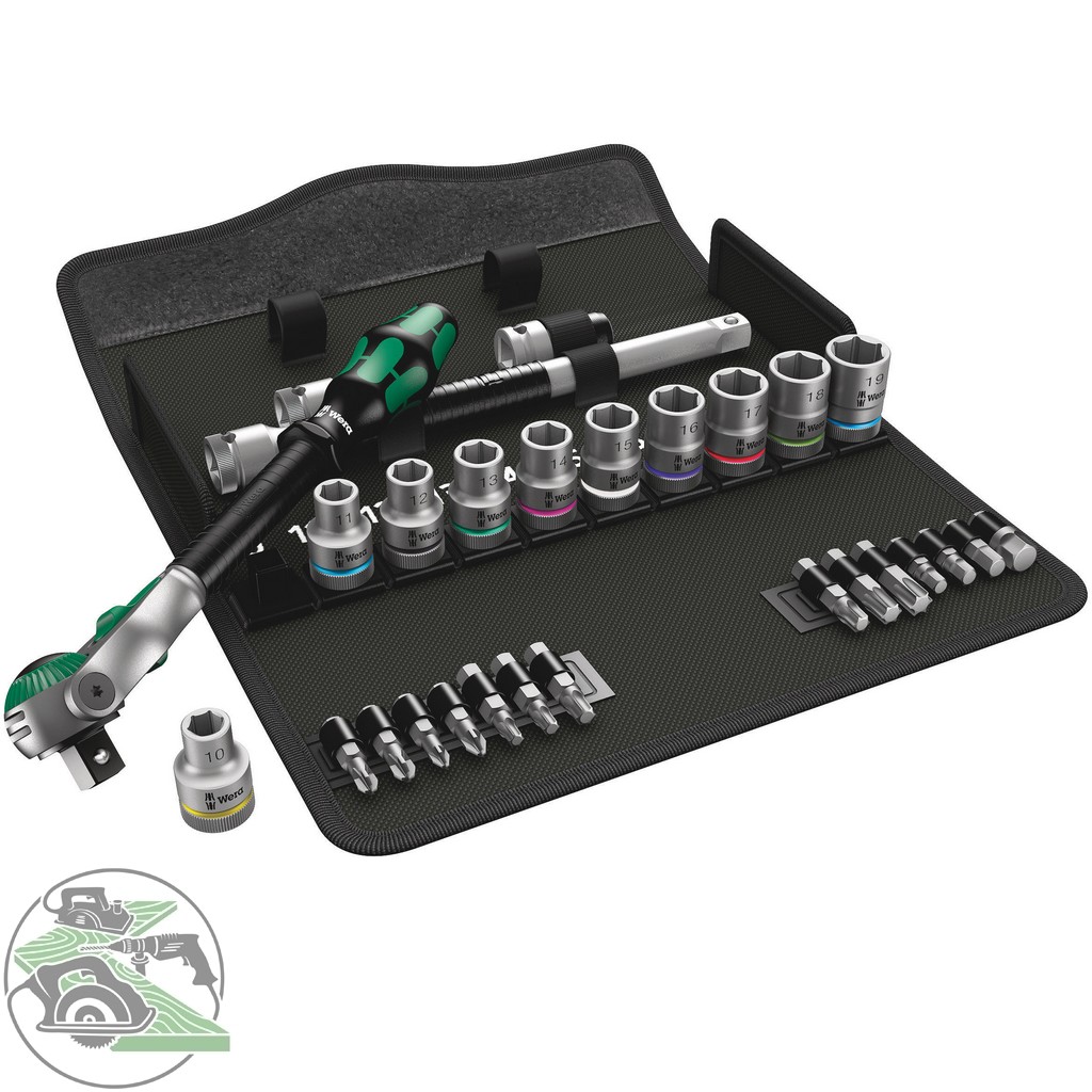 Wera 8100 SC 6 Zyklop Speed-Knarrensatz 1/2"-Antrieb metrisch 28-tlg 05004076001 Wera 8100 SC 6 Zyklop Speed-Knarrensatz 1/2"-Antrieb metrisch 28-tlg 05004076001