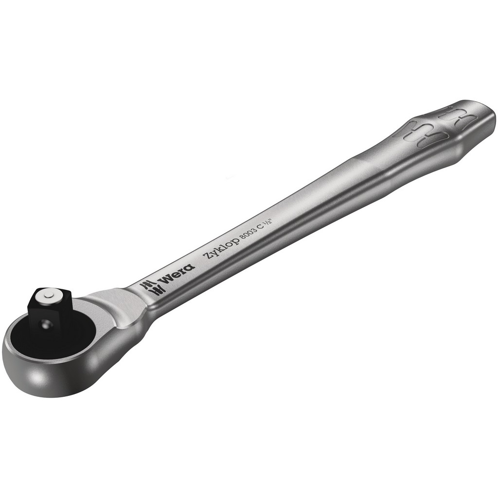 Wera 8003 C Zyklop Metal-Knarre mit Durchsteckvierkant 1/2" x 281 mm 05004063001 Wera 8003 C Zyklop Metal-Knarre mit Durchsteckvierkant 1/2" x 281 mm 05004063001