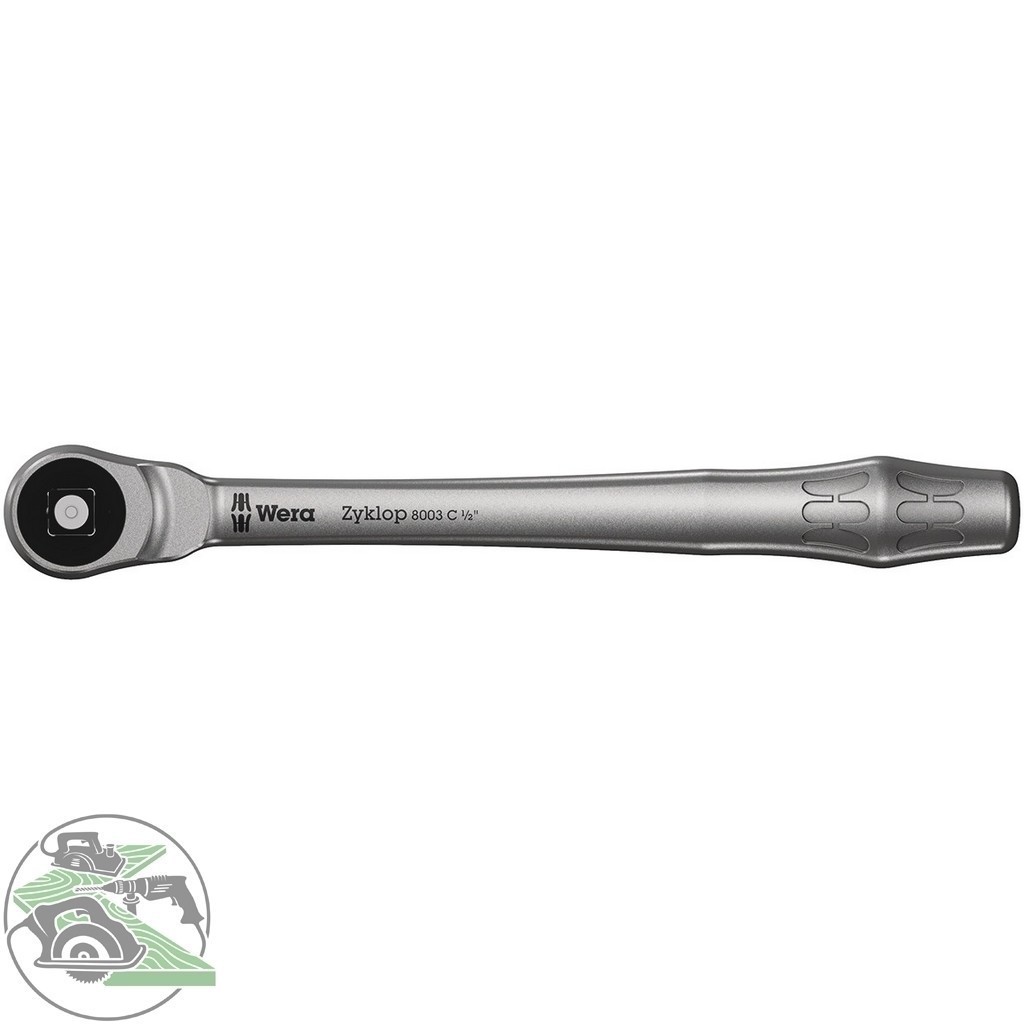 Wera 8003 C Zyklop Metal-Knarre mit Durchsteckvierkant 1/2" x 281 mm 05004063001 Wera 8003 C Zyklop Metal-Knarre mit Durchsteckvierkant 1/2" x 281 mm 05004063001