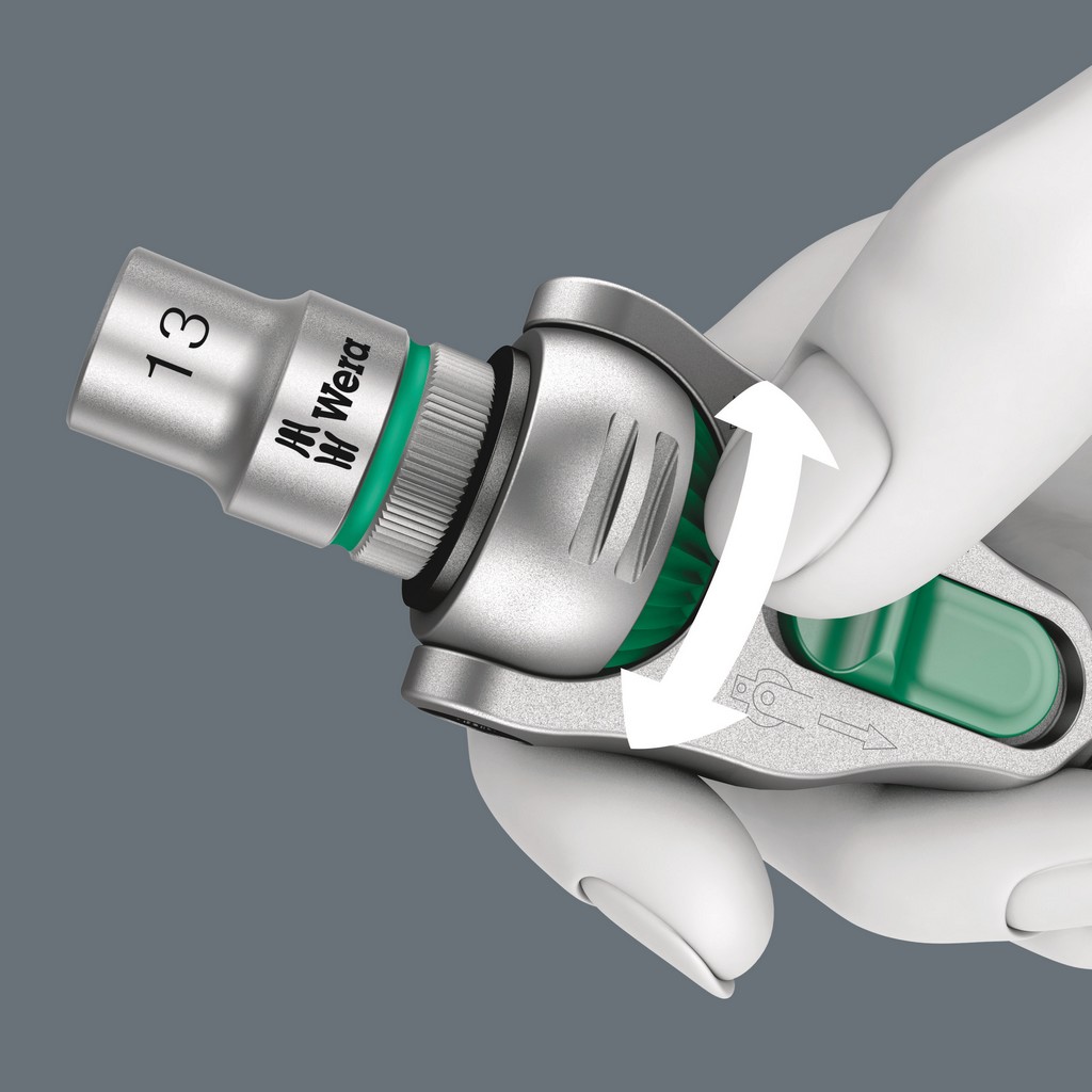 Wera 8000 A SB Zyklop Speed-Knarre mit 1/4"-Antrieb 1/4" x 152 mm 05073260001 Wera 8000 A SB Zyklop Speed-Knarre mit 1/4"-Antrieb 1/4" x 152 mm 05073260001