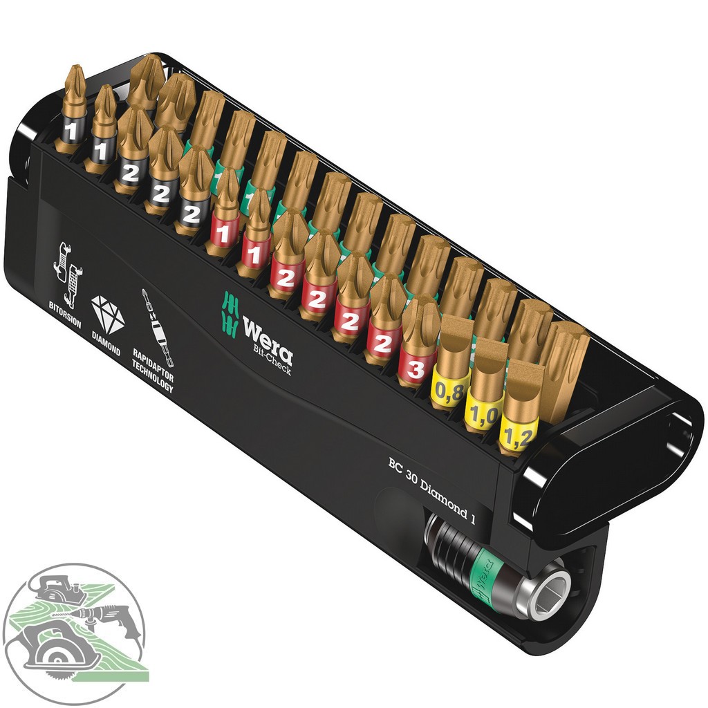 Wera Bit-Check 30 Diamond 1 Bit-Sortiment Bits 30-teilig 05057431001 Wera Bit-Check 30 Diamond 1 Bit-Sortiment Bits 30-teilig 05057431001