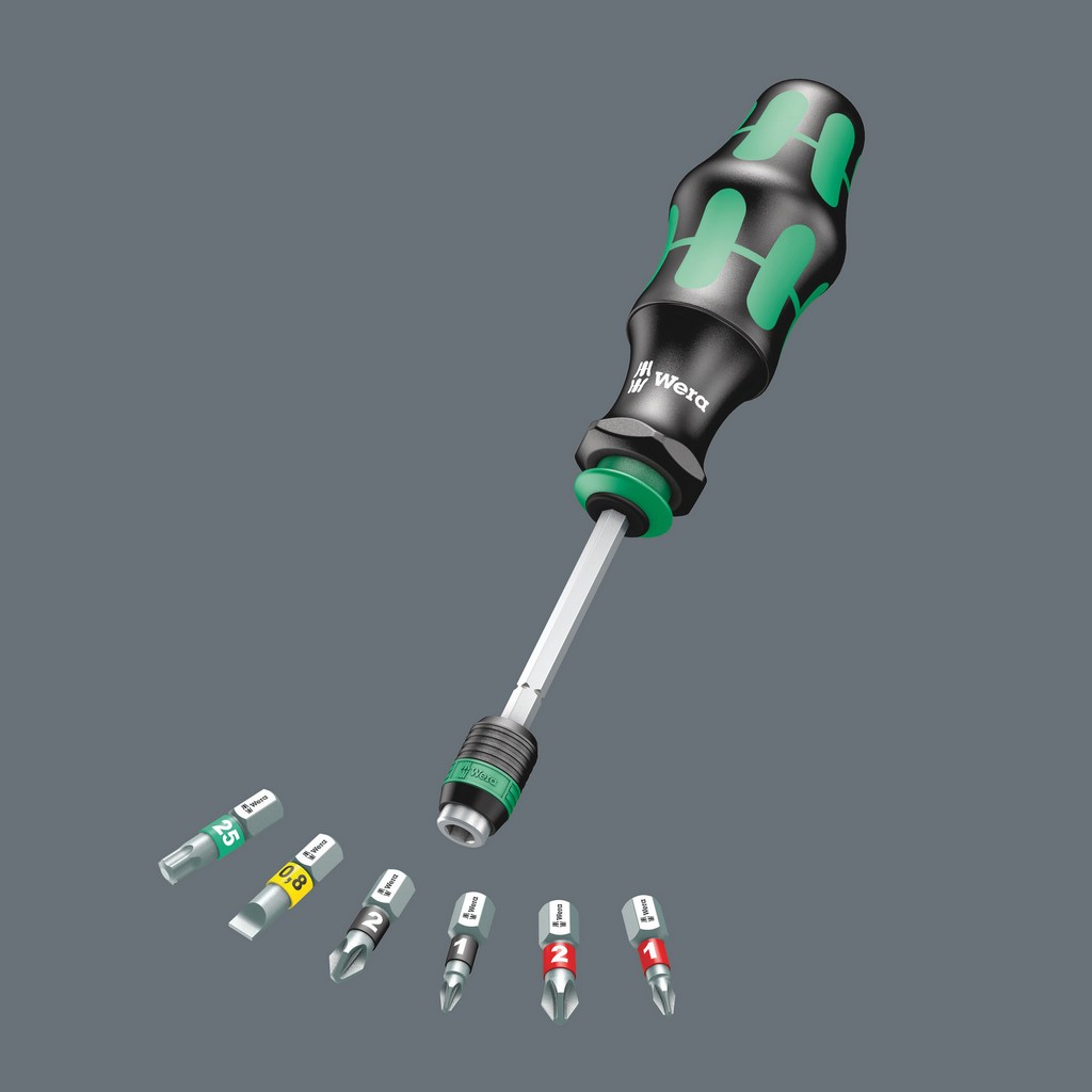Wera Kombi-Schrauber 6 Bits Kraftform Kompakt 20 Tool Finder 1 7-tlg 05051016001 Wera Kombi-Schrauber 6 Bits Kraftform Kompakt 20 Tool Finder 1 7-tlg 05051016001