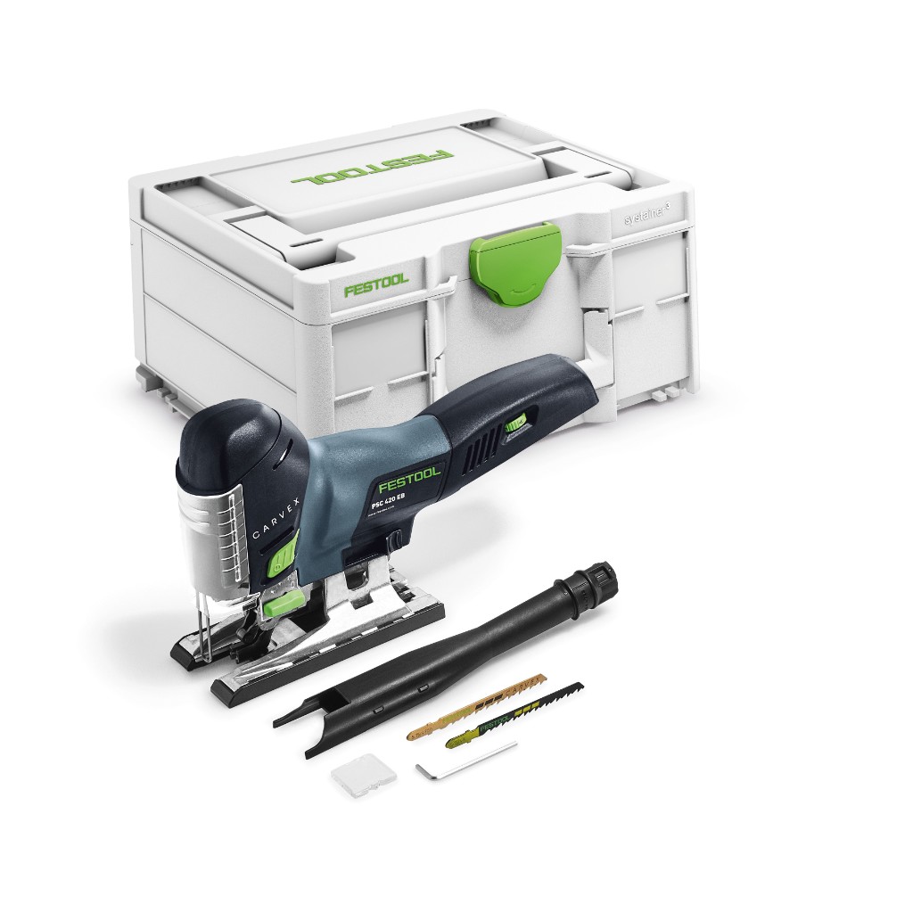 Festool Akku-Pendelstichsäge PSC 420 EB-Basic 2x Sägeblätter Systainer 576521 Festool Akku-Pendelstichsäge PSC 420 EB-Basic 2x Sägeblätter Systainer 576521