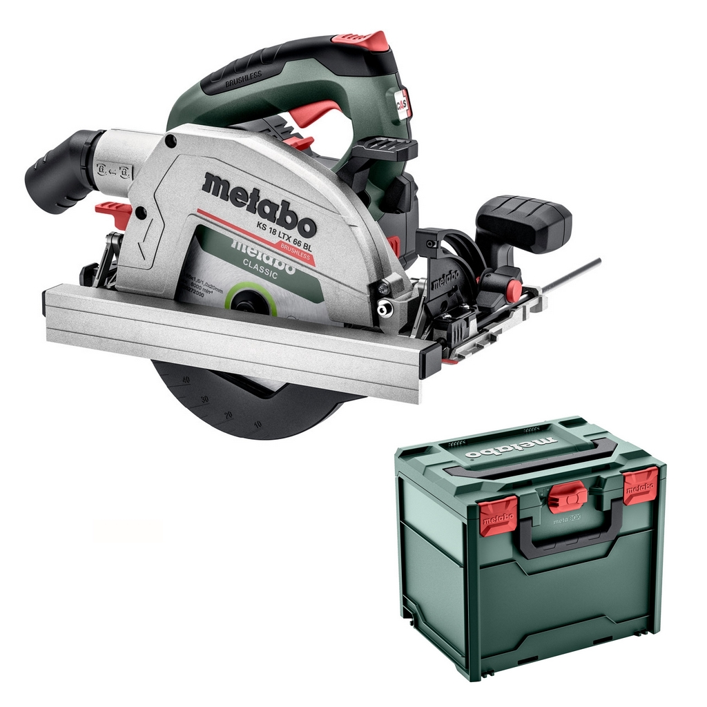 Metabo Akku Handkreissäge KS 18 LTX 66 BL Metabox 611866840 CAS System Mafell Metabo Akku Handkreissäge KS 18 LTX 66 BL Metabox 611866840 CAS System Mafell