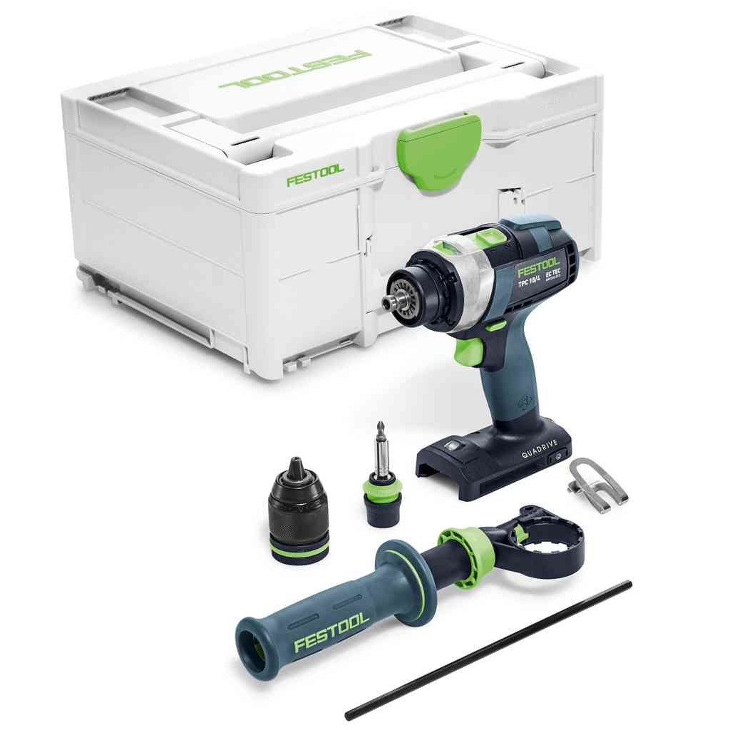 Festool Akku-Schlagbohrschrauber TPC 18/4 I-Basic Systainer CENTROTEC 575604 Festool Akku-Schlagbohrschrauber TPC 18/4 I-Basic Systainer CENTROTEC 575604