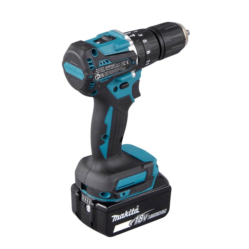 Makita Akku-Schlagbohrschrauber DHP487Z Sologerät Schraube M4 PH/LS Doppelbit Makita Akku-Schlagbohrschrauber DHP487Z Sologerät Schraube M4 PH/LS Doppelbit