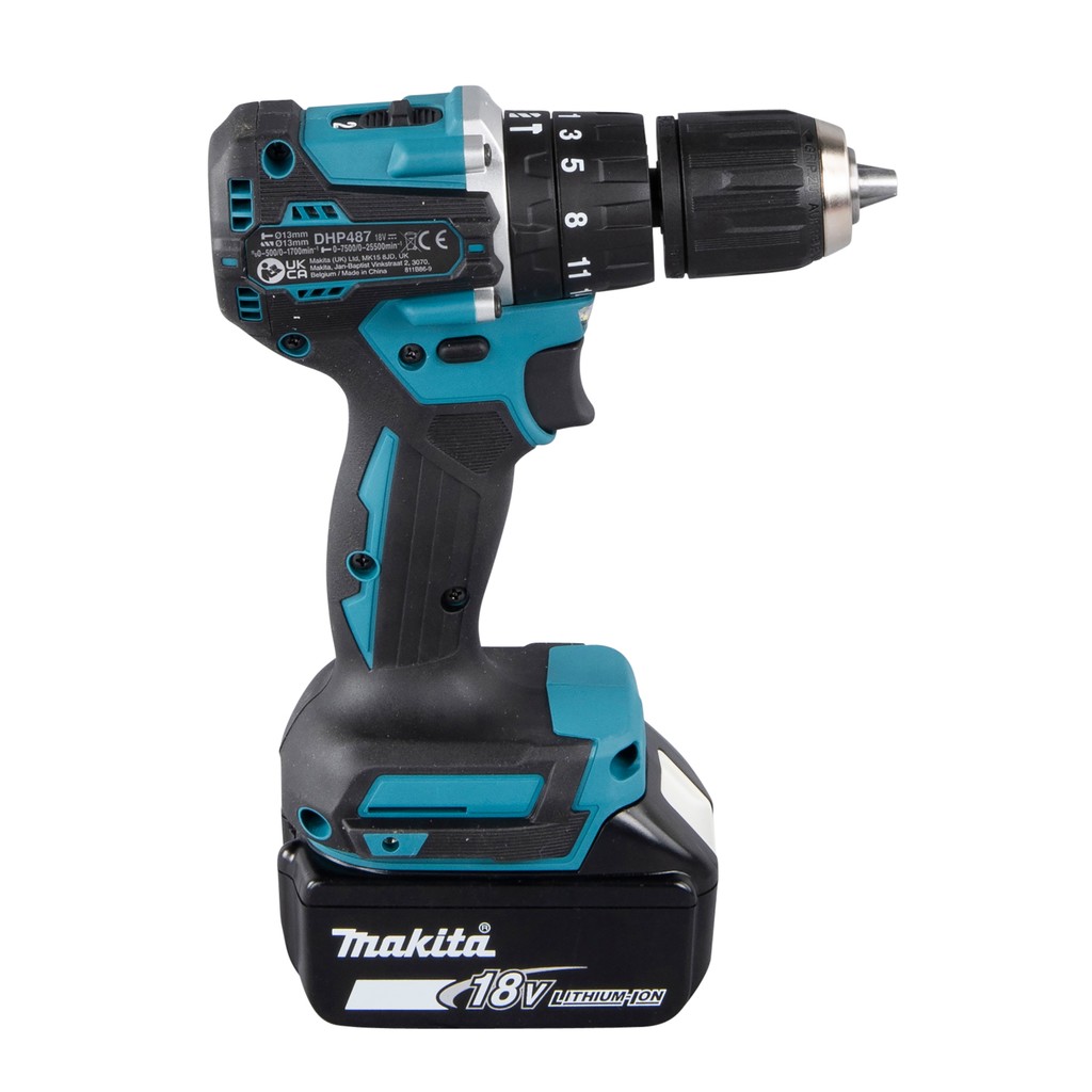 Makita Akku-Schlagbohrschrauber DHP487Z Sologerät Schraube M4 PH/LS Doppelbit Makita Akku-Schlagbohrschrauber DHP487Z Sologerät Schraube M4 PH/LS Doppelbit