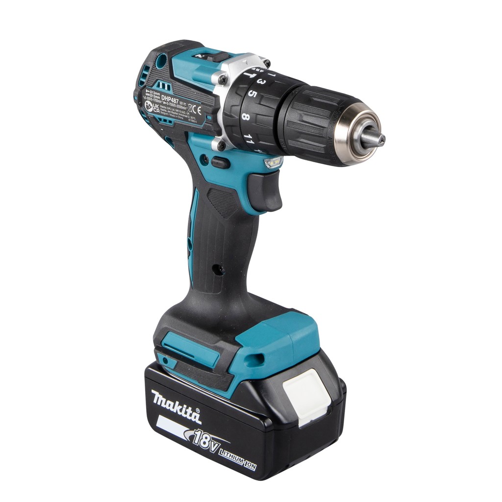 Makita Akku-Schlagbohrschrauber DHP487Z Sologerät Schraube M4 PH/LS Doppelbit Makita Akku-Schlagbohrschrauber DHP487Z Sologerät Schraube M4 PH/LS Doppelbit