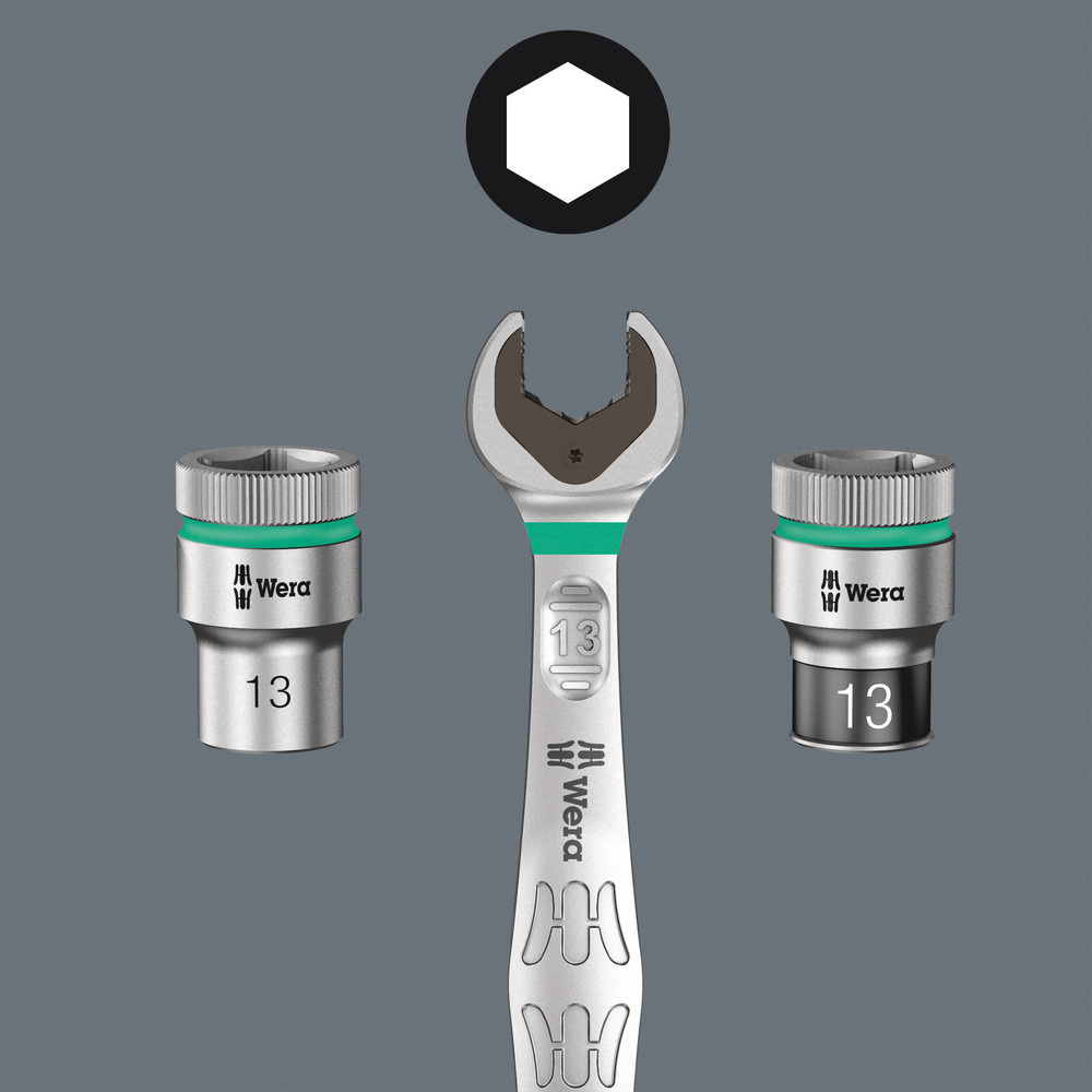 Wera 6000 Joker Maul-Ringratschen-Schlüssel, 12 x 170,7 mm 05073272001 Wera 6000 Joker Maul-Ringratschen-Schlüssel, 12 x 170,7 mm 05073272001
