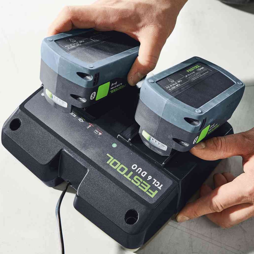 Festool Schnellladegerät Ladegerät TCL 6 DUO Li-Ionen Akkupack Akku 577017 Festool Schnellladegerät Ladegerät TCL 6 DUO Li-Ionen Akkupack Akku 577017
