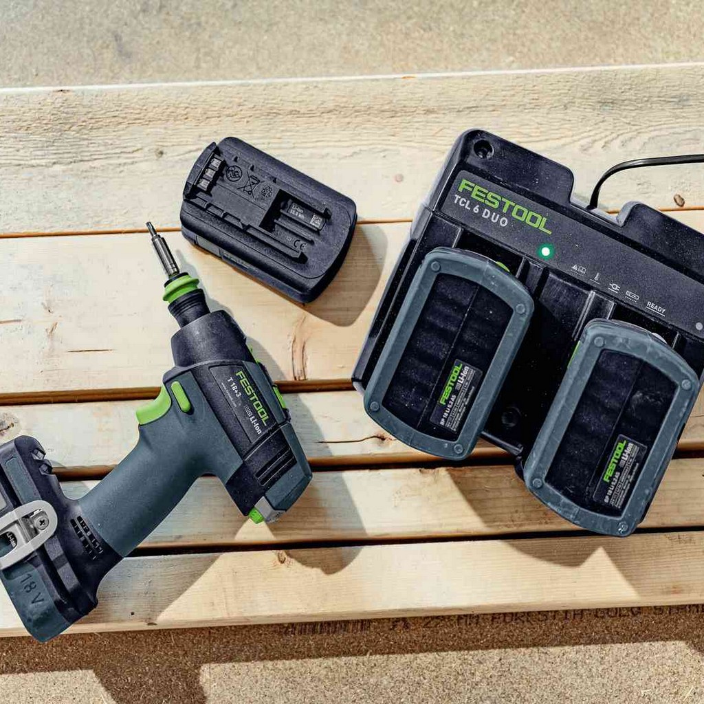 Festool Schnellladegerät Ladegerät TCL 6 DUO Li-Ionen Akkupack Akku 577017 Festool Schnellladegerät Ladegerät TCL 6 DUO Li-Ionen Akkupack Akku 577017