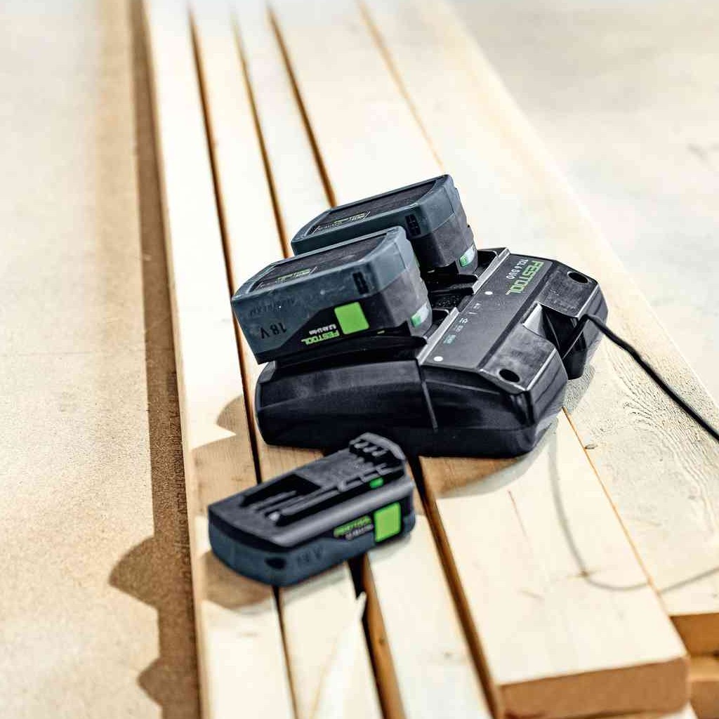 Festool Schnellladegerät Ladegerät TCL 6 DUO Li-Ionen Akkupack Akku 577017 Festool Schnellladegerät Ladegerät TCL 6 DUO Li-Ionen Akkupack Akku 577017