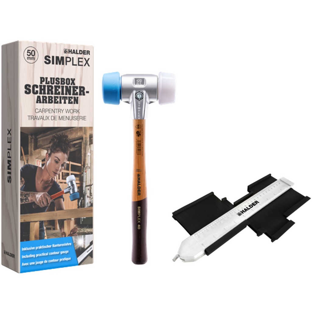 Halder Plusbox Schreinerarbeiten Schreiner SIMPLEX Schonhammer Hammer 3117s004 Halder Plusbox Schreinerarbeiten Schreiner SIMPLEX Schonhammer Hammer 3117s004