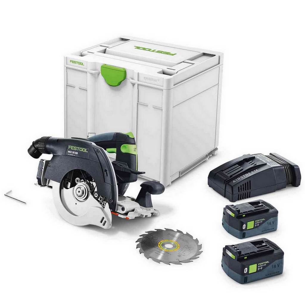 Festool Akku Handkreissäge Kreissäge Säge 18V HKC 55 5,0 EBI-Plus-SCA 577678 Festool Akku Handkreissäge Kreissäge Säge 18V HKC 55 5,0 EBI-Plus-SCA 577678