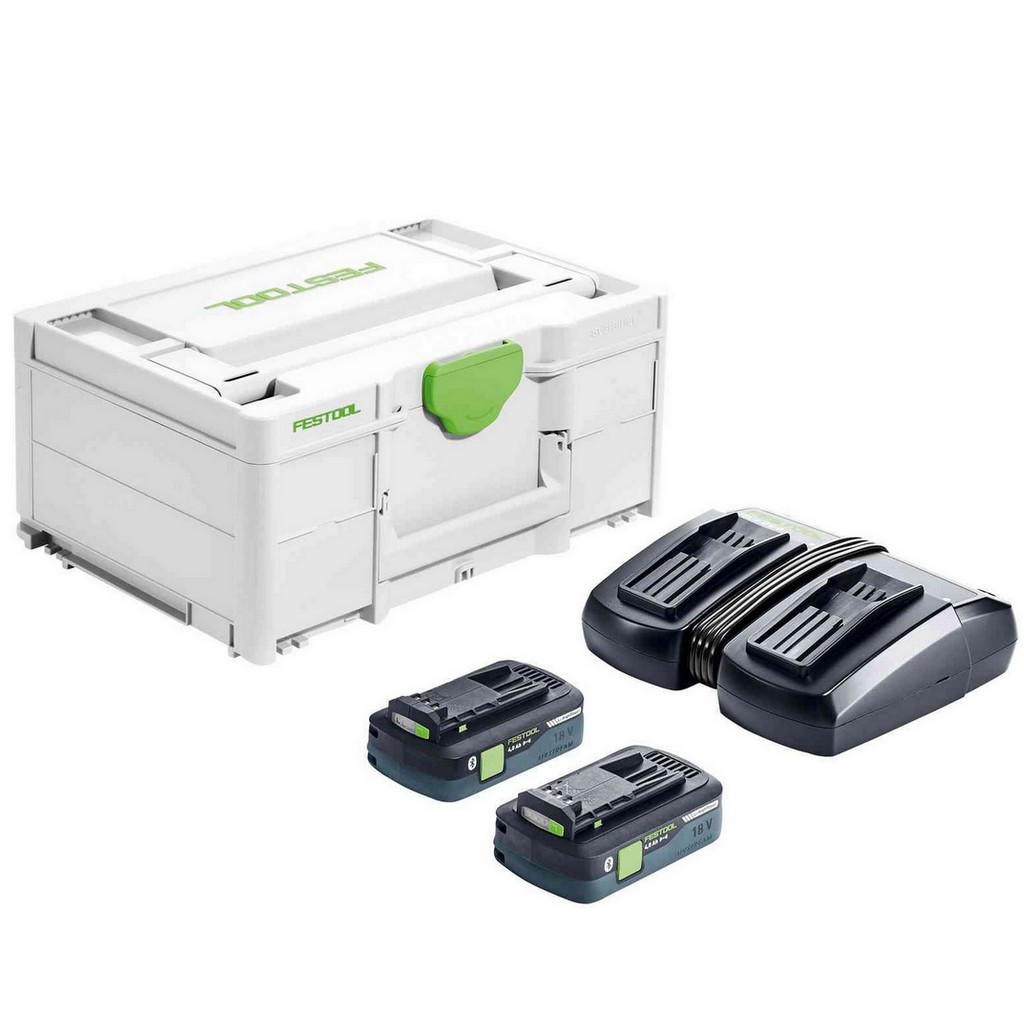Festool Energie Set Akkupack Schnellladegerät SYS 18V 2x4,0/TCL 6 DUO 577109 Festool Energie Set Akkupack Schnellladegerät SYS 18V 2x4,0/TCL 6 DUO 577109