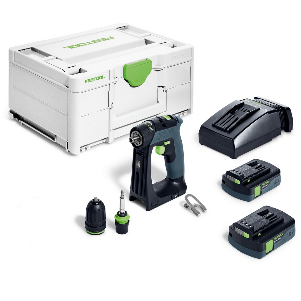 Festool Akku Bohrschrauber CXS 18 C 3,0-Plus 576883 im Systainer SYS3 M 187 Festool Akku Bohrschrauber CXS 18 C 3,0-Plus 576883 im Systainer SYS3 M 187