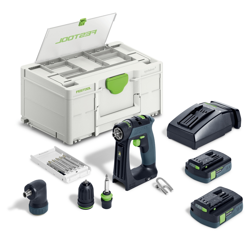 Festool Akku Bohrschrauber CXS 18 C 3,0-Set 576884 im Systainer SYS3 DF M 187 Festool Akku Bohrschrauber CXS 18 C 3,0-Set 576884 im Systainer SYS3 DF M 187