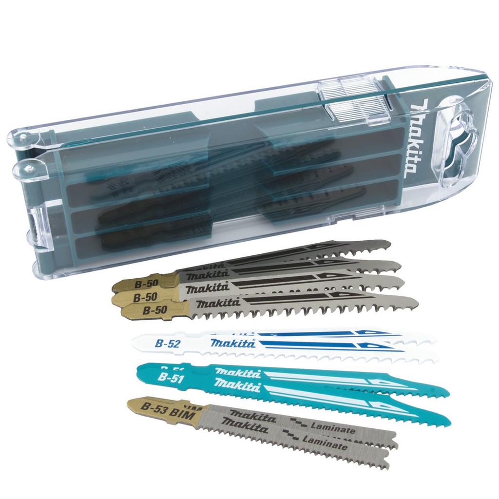 Makita Stichsägeblatt Sägeblatt Stichsäge Säge Sortiment Set B B-44426 Makita Stichsägeblatt Sägeblatt Stichsäge Säge Sortiment Set B B-44426