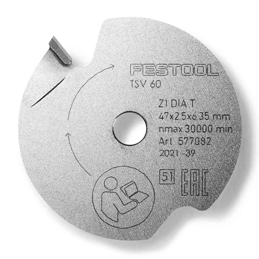 Festool Vorritz Sägeblatt UNIVERSAL DIA 47x2,5x6,35 T1 für TSV 60 K 577082 Festool Vorritz Sägeblatt UNIVERSAL DIA 47x2,5x6,35 T1 für TSV 60 K 577082