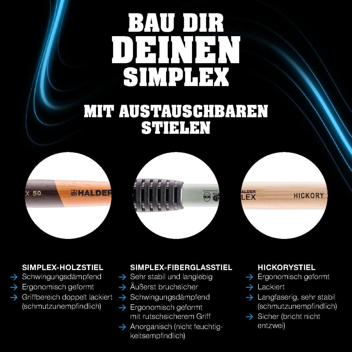 Halder Aktionsbox SIMPLEX-Schonhammer D80 PICARD-Fäustel Dreamteam Bau 3027s023 Halder Aktionsbox SIMPLEX-Schonhammer D80 PICARD-Fäustel Dreamteam Bau 3027s023