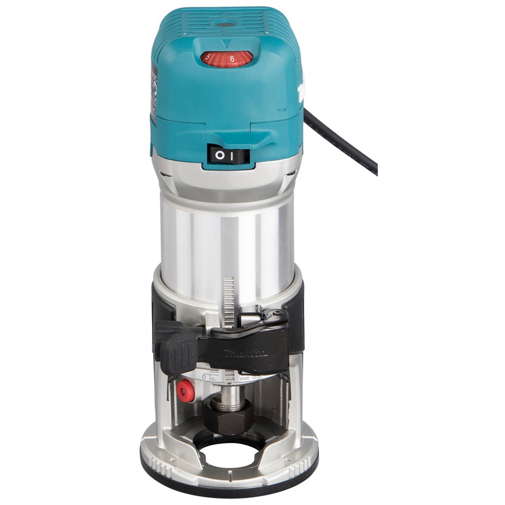 Makita Multifunktionsfräse Fräsen Holzbearbeitung 710W 6/8mm RT0702CX2J Makita Multifunktionsfräse Fräsen Holzbearbeitung 710W 6/8mm RT0702CX2J
