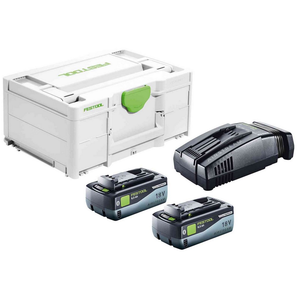 Festool Energie Set Akku Schnellladegerät SYS 18V 2x8,0/SCA16 577327 Festool Energie Set Akku Schnellladegerät SYS 18V 2x8,0/SCA16 577327