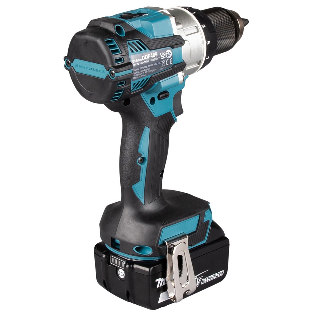 Makita Akku Bohrschrauber Bohren Schrauben Makpac 18V 2x5,0Ah 73Nm DDF489RTJ Makita Akku Bohrschrauber Bohren Schrauben Makpac 18V 2x5,0Ah 73Nm DDF489RTJ
