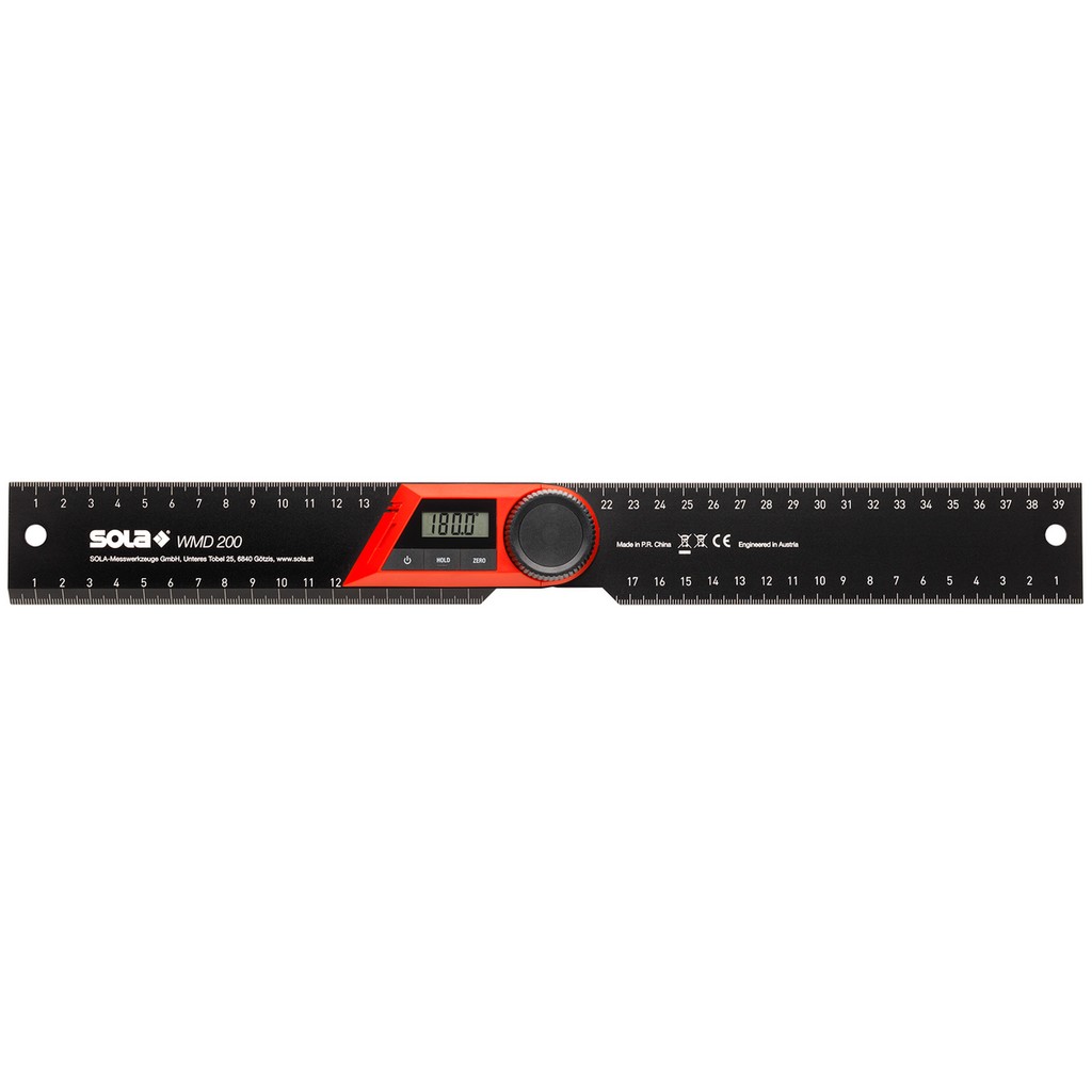 Sola Winkelmesser Messer Digital elektronisch verstellbar 270Grad Lineal WMD 200 Sola Winkelmesser Messer Digital elektronisch verstellbar 270Grad Lineal WMD 200