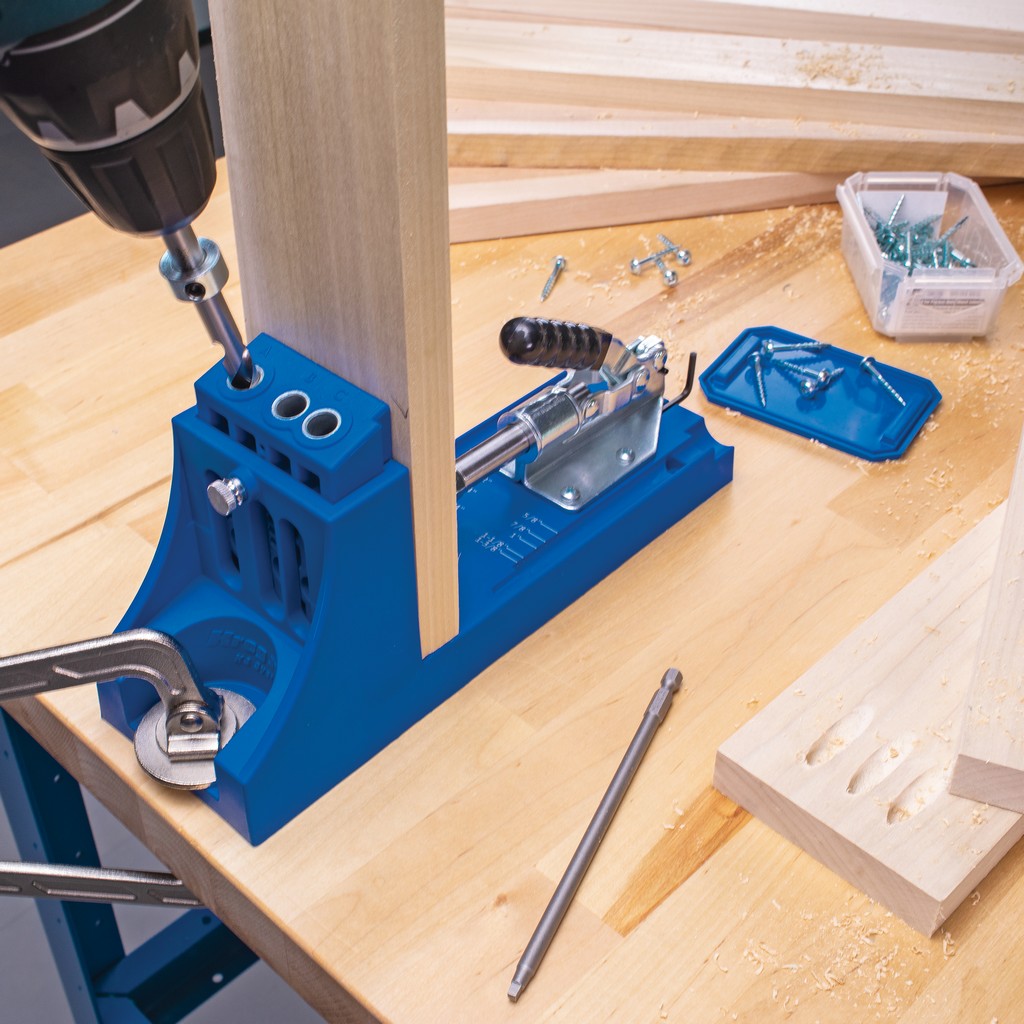 Kreg Bohrschablone Kreg Jig K4-INT Pocket-Hole Taschenloch Bohrführung 13-38 mm Kreg Bohrschablone Kreg Jig K4-INT Pocket-Hole Taschenloch Bohrführung 13-38 mm