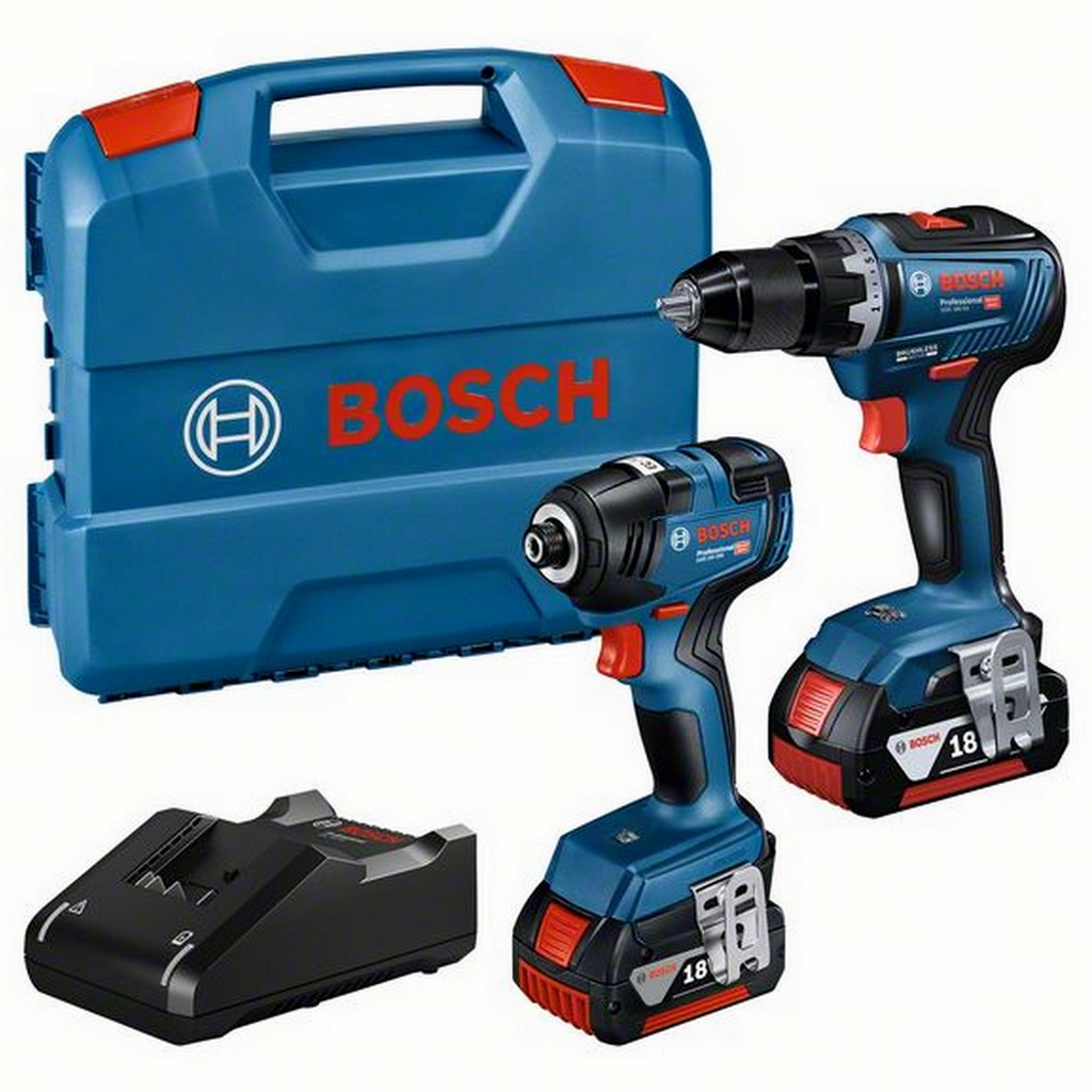 Bosch Combo Kit 2x Akku Schrauber GDR 18V-200 + GSR 18V-55 06019J2108 Bosch Combo Kit 2x Akku Schrauber GDR 18V-200 + GSR 18V-55 06019J2108