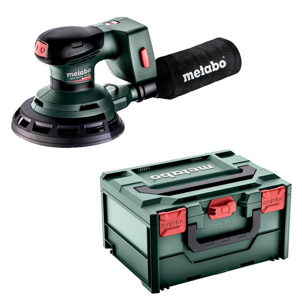 Metabo Akku Exzenterschleifer SXA 18 LTX 150 BL 18V Solo metaBox 215 600411840 Metabo Akku Exzenterschleifer SXA 18 LTX 150 BL 18V Solo metaBox 215 600411840