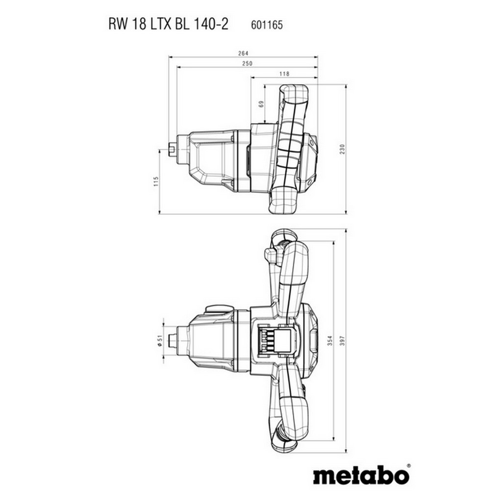 Metabo Akku Rührwerk RW 18 LTX BL 140-2 Solo CAS System Mafell 601165850 Metabo Akku Rührwerk RW 18 LTX BL 140-2 Solo CAS System Mafell 601165850