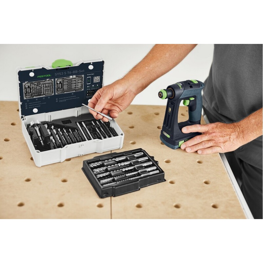 Festool Bohrer und Bit Set SYS3 S 76-BB-Set SDS Plus CENTROTEC Systainer 578119 Festool Bohrer und Bit Set SYS3 S 76-BB-Set SDS Plus CENTROTEC Systainer 578119