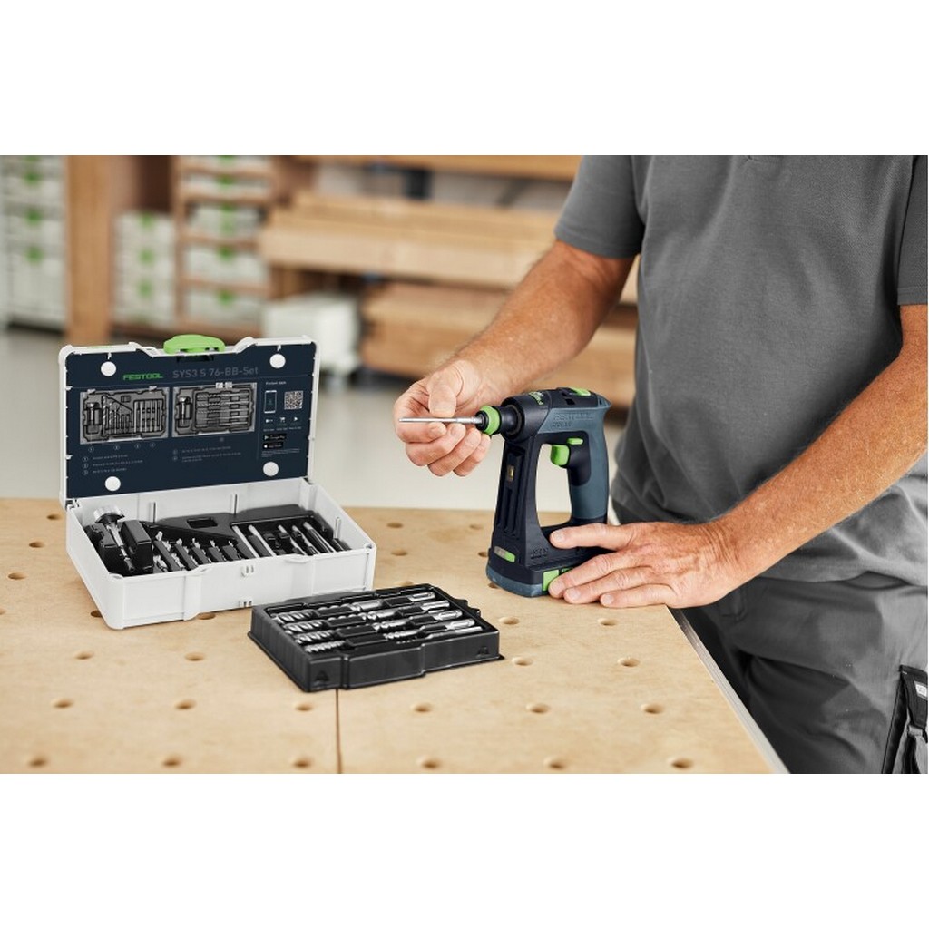 Festool Bohrer und Bit Set SYS3 S 76-BB-Set SDS Plus CENTROTEC Systainer 578119 Festool Bohrer und Bit Set SYS3 S 76-BB-Set SDS Plus CENTROTEC Systainer 578119
