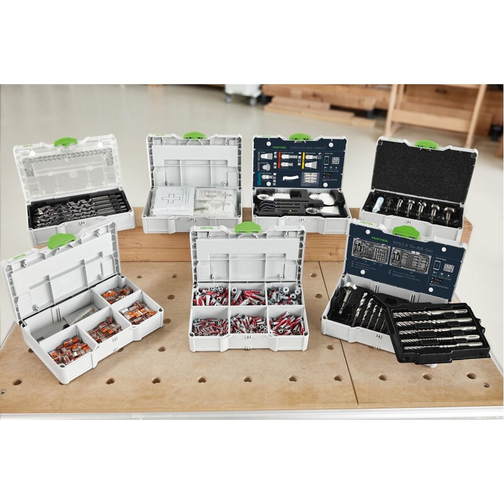 Festool Bohrer und Bit Set SYS3 S 76-BB-Set SDS Plus CENTROTEC Systainer 578119 Festool Bohrer und Bit Set SYS3 S 76-BB-Set SDS Plus CENTROTEC Systainer 578119