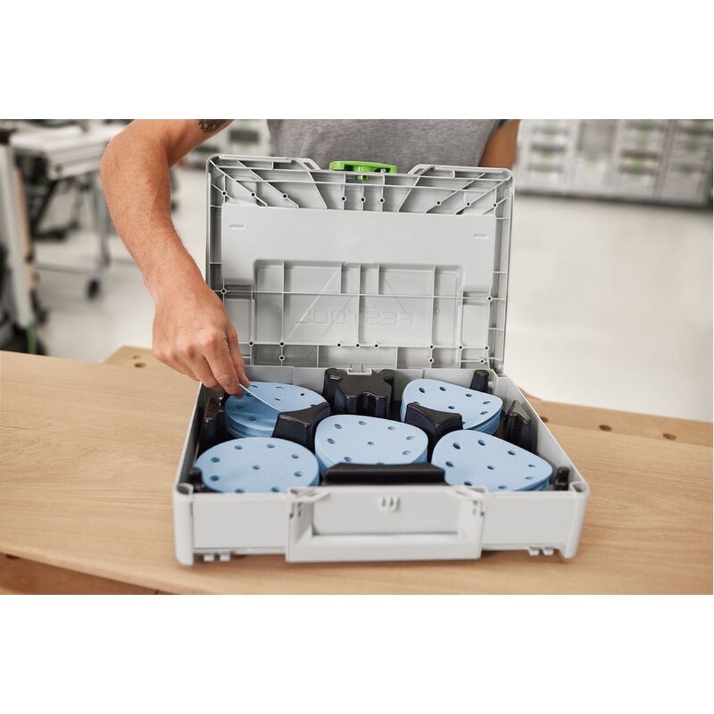 Festool Schleifmittel Systainer³ Granat SYS-STF D125 GR-Set 100 Stück 578193 Festool Schleifmittel Systainer³ Granat SYS-STF D125 GR-Set 100 Stück 578193