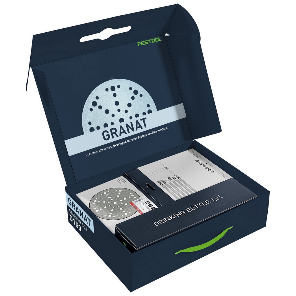 Festool Schleifscheiben Granat STF D150/48 GR-Set P Starter Set Flasche 578131 Festool Schleifscheiben Granat STF D150/48 GR-Set P Starter Set Flasche 578131
