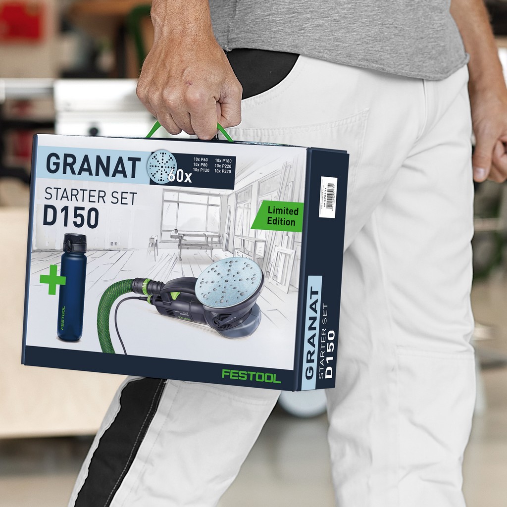 Festool Schleifscheiben Granat STF D150/48 GR-Set P Starter Set Flasche 578131 Festool Schleifscheiben Granat STF D150/48 GR-Set P Starter Set Flasche 578131