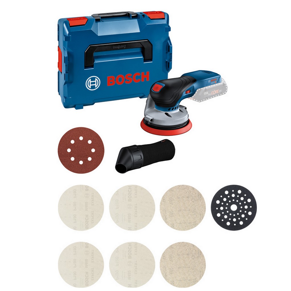Bosch Combi Set Akku Exzenterschleifer GEX 18V-125 + M480 Starter-Set 0615A5004H Bosch Combi Set Akku Exzenterschleifer GEX 18V-125 + M480 Starter-Set 0615A5004H