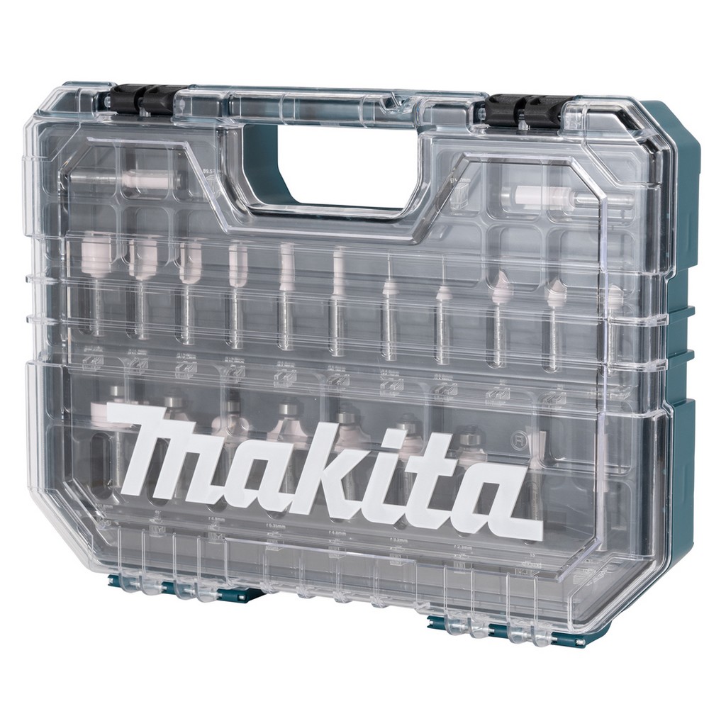 Makita Fräser Set 22-teilig Nutfräser Hohlkehlfräser Bohrfräser Koffer D-74778 Makita Fräser Set 22-teilig Nutfräser Hohlkehlfräser Bohrfräser Koffer D-74778