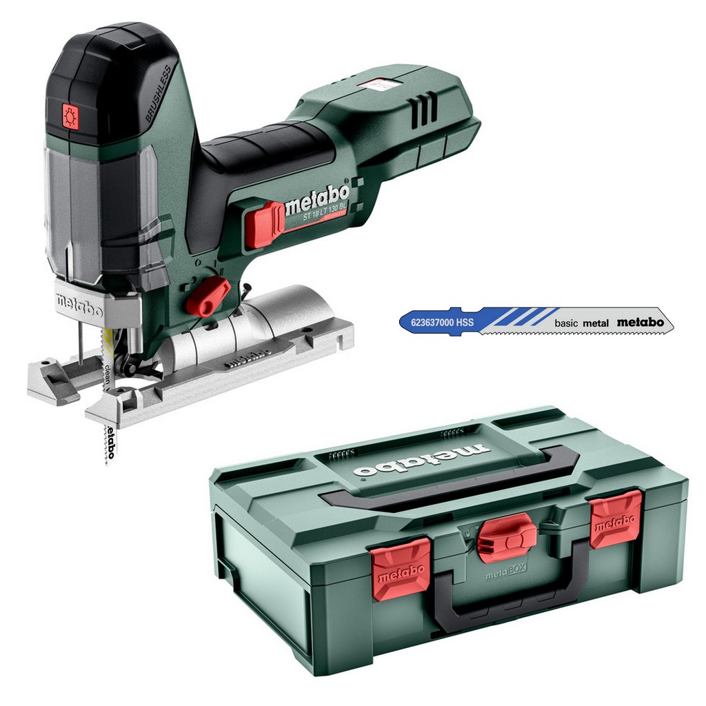 Metabo Akku Stichsäge Säge ST 18 LT 130 BL Solo 18V Metabox 145 L CAS 601054840 Metabo Akku Stichsäge Säge ST 18 LT 130 BL Solo 18V Metabox 145 L CAS 601054840