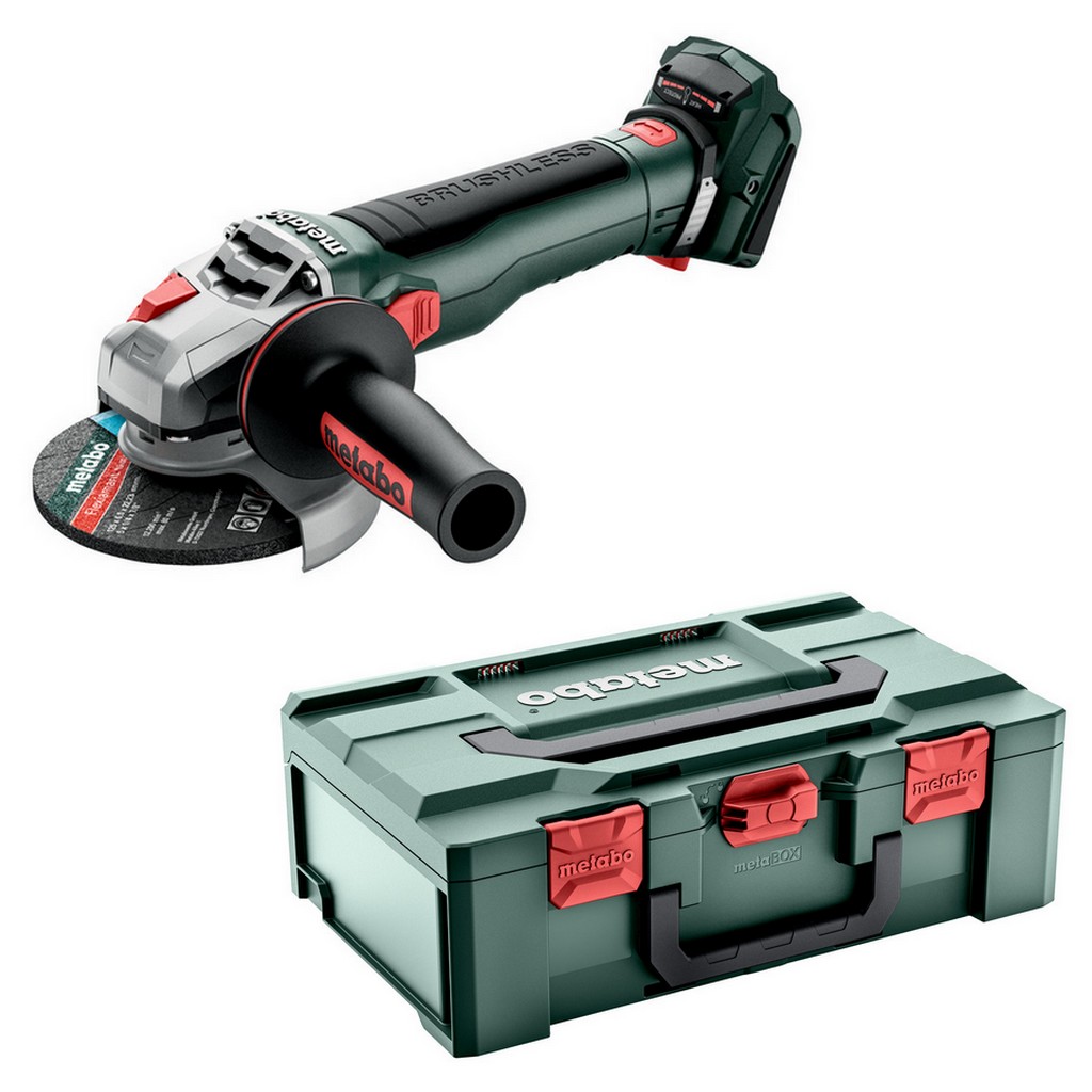 Metabo Akku Winkelschleifer WB 18 LT BL 11-125 Quick Solo 18V Metabox 613054840 Metabo Akku Winkelschleifer WB 18 LT BL 11-125 Quick Solo 18V Metabox 613054840