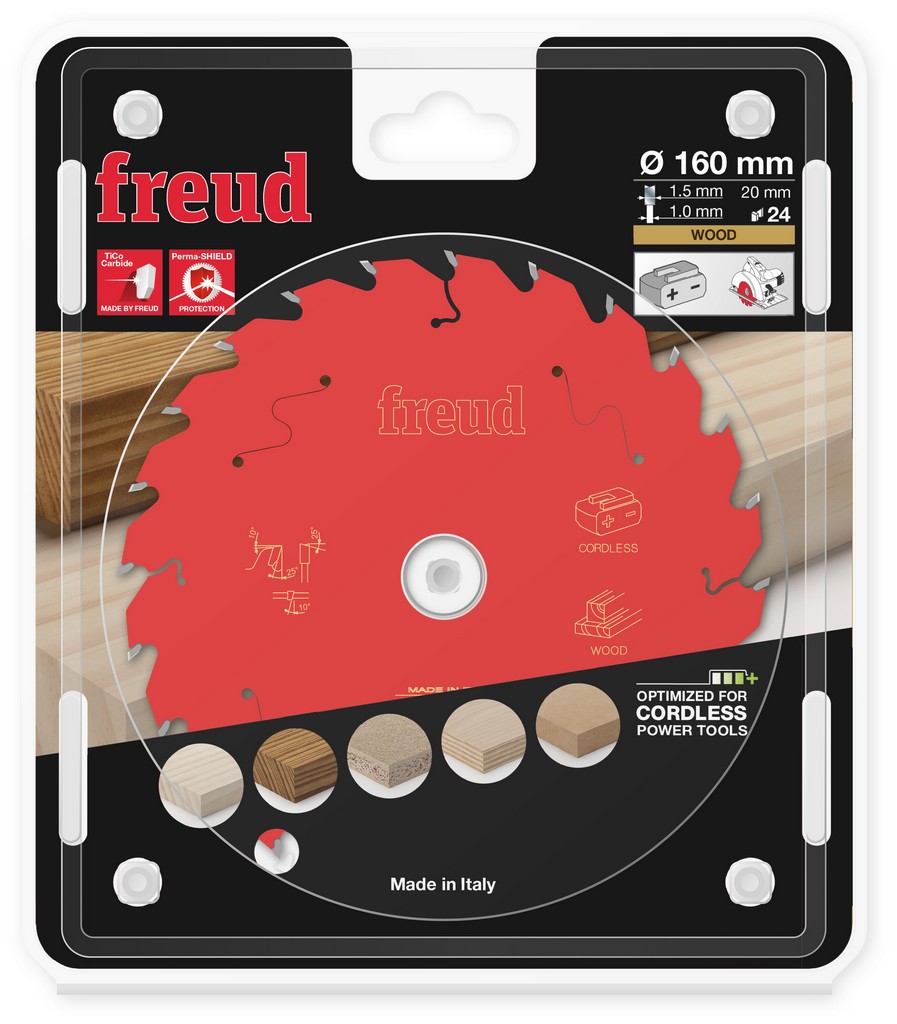 Freud Kreissägeblatt FR05W015HC 160x20x1,5/1mm Z24 Akku Tauchsäge Holz F03FS10048 Freud Kreissägeblatt FR05W015HC 160x20x1,5/1mm Z24 Akku Tauchsäge Holz F03FS10048