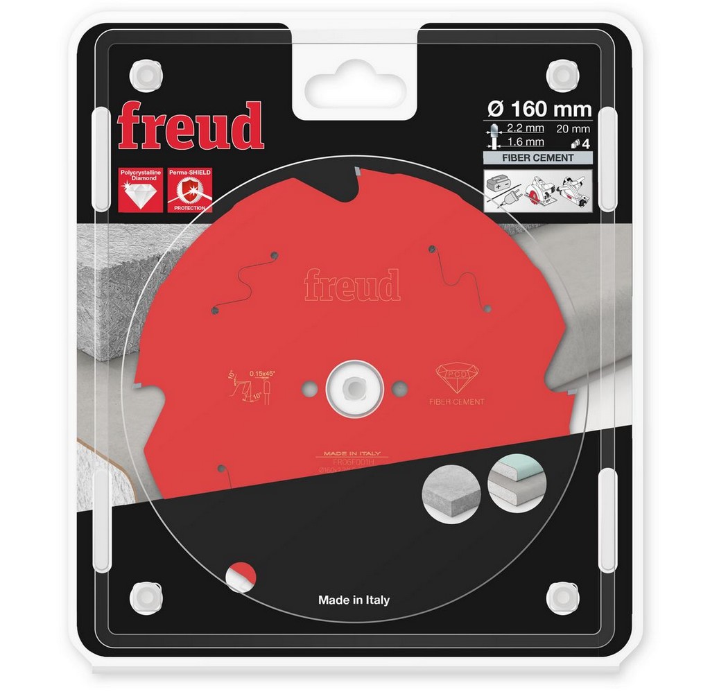 Freud Kreissägeblatt Faserzement 160x20x2,2/1,6mm Z4 Tauchsäge F03FS09837 Freud Kreissägeblatt Faserzement 160x20x2,2/1,6mm Z4 Tauchsäge F03FS09837