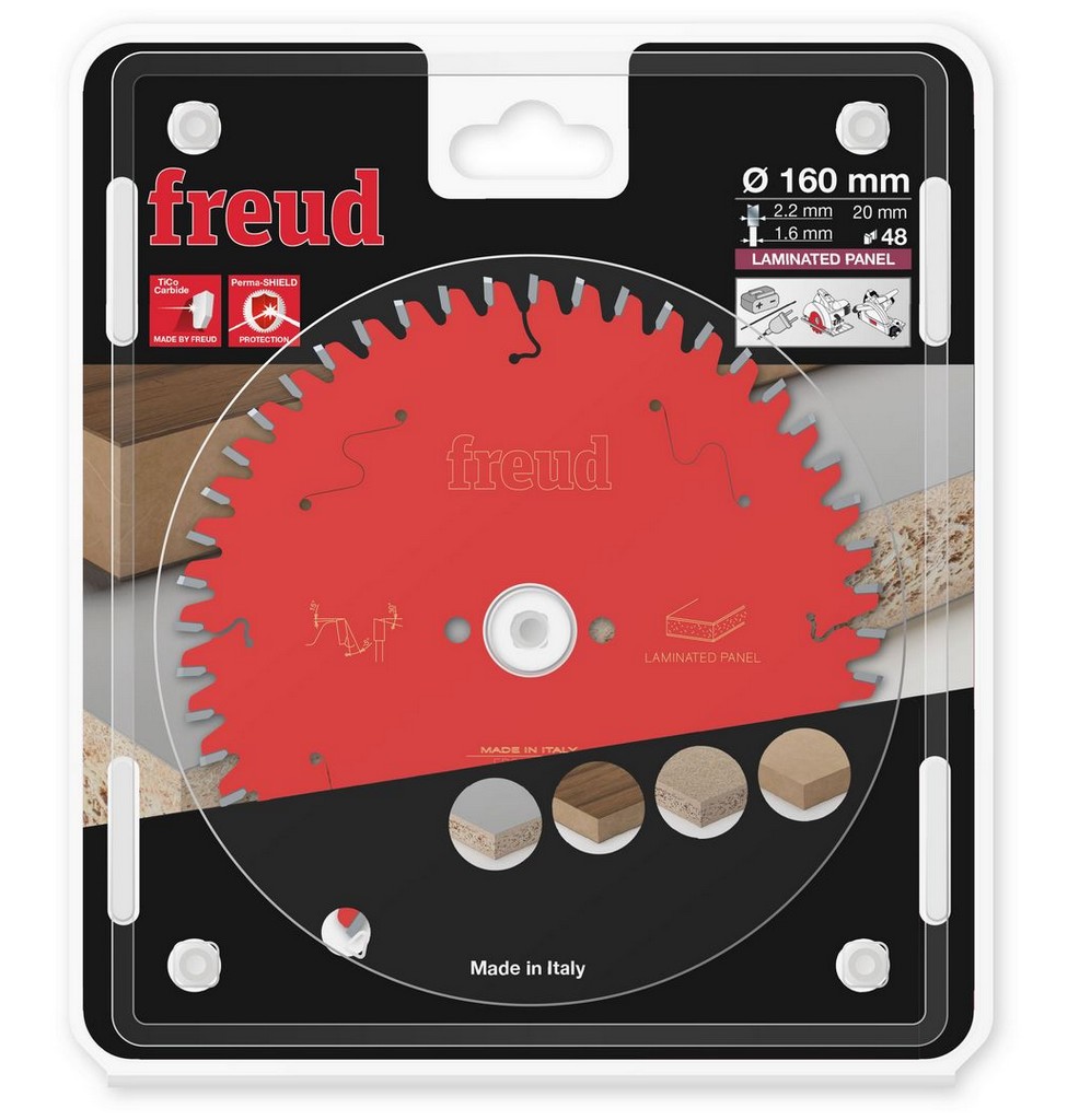Freud Kreissägeblatt FR06L002H 160x20x2,2/1,6mm Z48 Tauchsäge TCG Spanplatten F03FS09799 Freud Kreissägeblatt FR06L002H 160x20x2,2/1,6mm Z48 Tauchsäge TCG Spanplatten F03FS09799